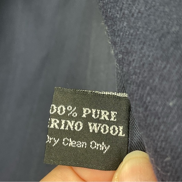 Giorgio Sant’ Angelo 100% Merino Wool Blazer Jacket - Picture 11 of 13